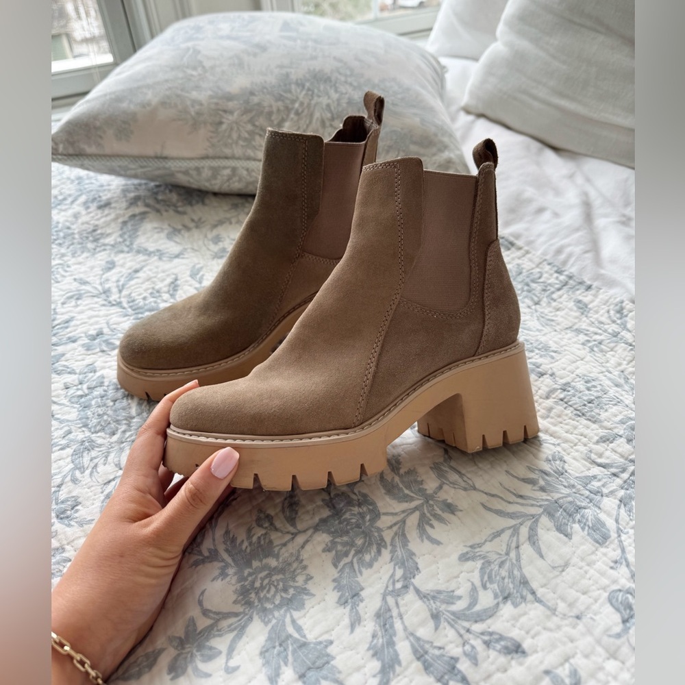 Dolce Vita Suede Boots — 7 — Hawk